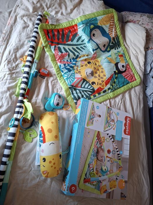 Mata edukacyjna 3 w 1 Las tropikalny Fisher-Price