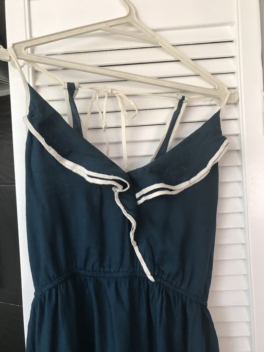Vestido Pull and Bear, azul turquesa primavera- verao Tam L
