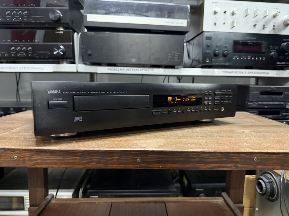‼️ Yamaha CDX-470 – Odtwarzacz CD Stereo Hi-Fi z Programowaniem Utworów, Funkcją Powtarzania i Precyzyjnym Odczytem Płyt | Audio Room