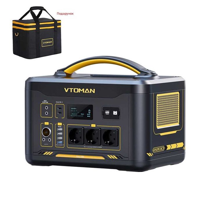 В НАЯВНОСТІ 1 шт. Зарядна станція VTOMAN JUMP 2200 ватт