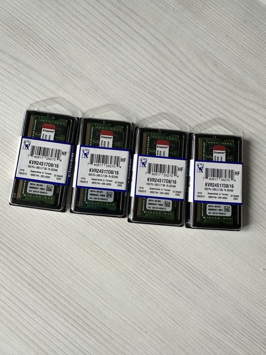 Kingston 16 GB SO-DIMM DDR4 2400 Пам'ять для ноутбуків