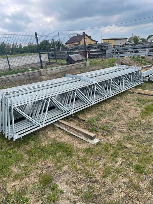 Kratownica 10m dwuspadowa nowa bindra hala wiata garaż ocynk magazyn
