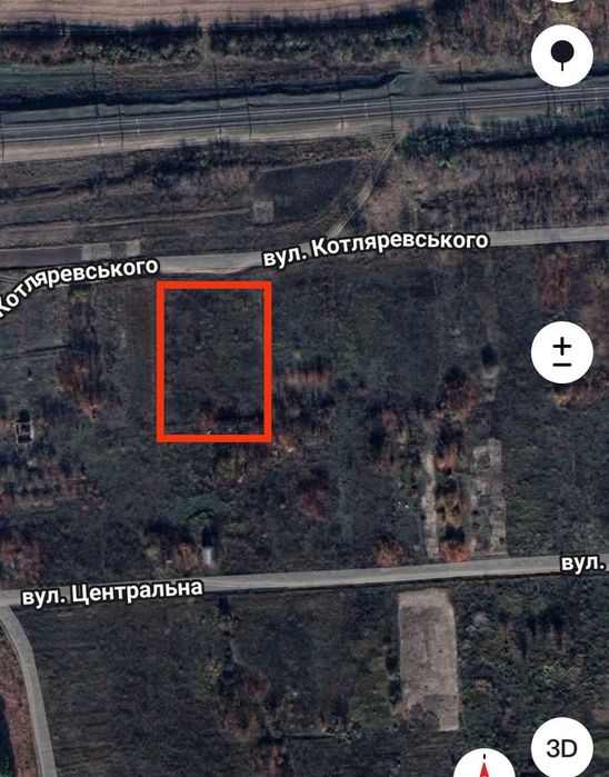 Продам земельну ділянку площею 12 соток під забудову з садом.