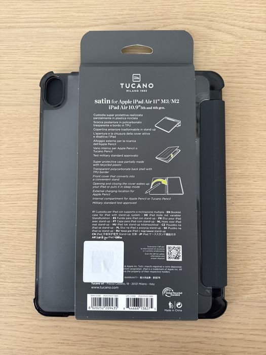 Capa ipad air m2/m3 tucano satin