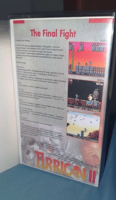 Turrican 2 - Gry Dyskietki Dla Amiga 500 / 600 / Pudełko arcade stick