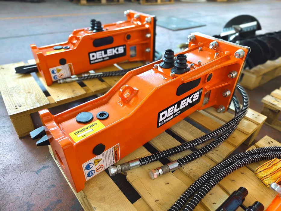 Martelo Silencioso p/Escavadora HAMMER-400-S -2 Ponteiras-ENVIO GRÁTIS