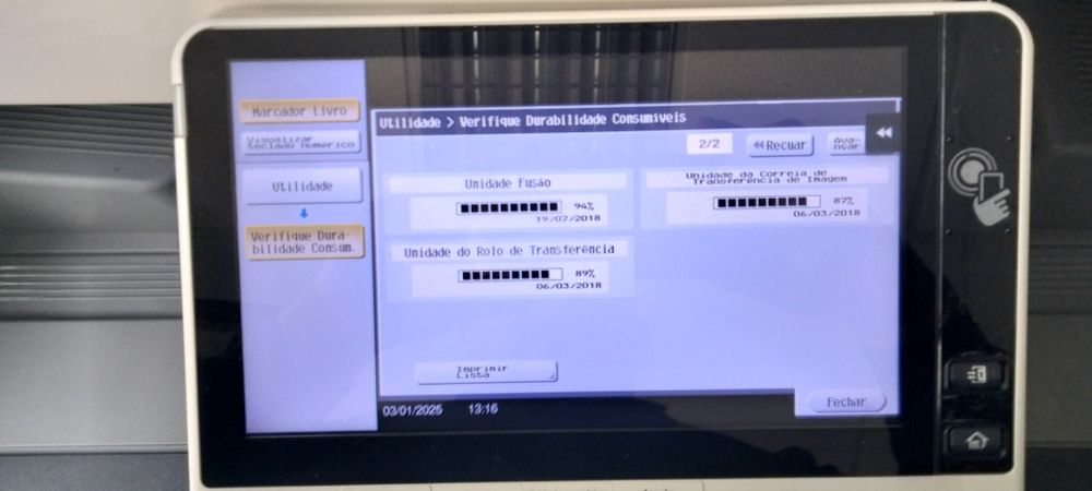 Vendo Konica Minolta C308 com 1 ano de garantia.