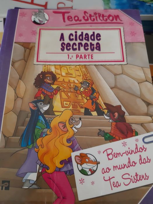 Leitura juvenil sobre as aventuras dos
