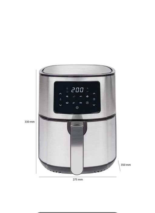 Fritadeira sem Óleo PROFICOOK FR 1239 H (5.5 L - Preto)