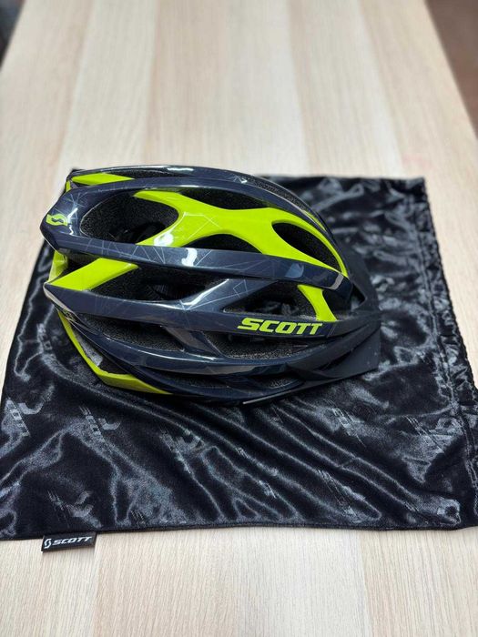 Capacete bicicleta Scott Wit Preto e Verde (M)