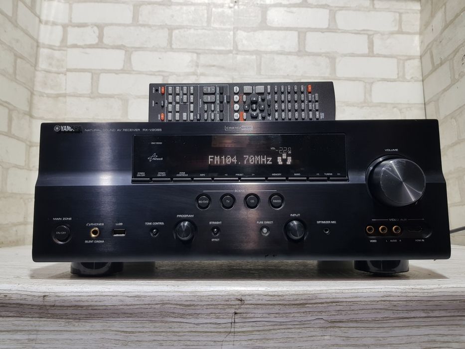 7.2 AV ресивер YAMAHA RX-V2065, *7x180 Вт, HDMI, USB б/у з Німеччини