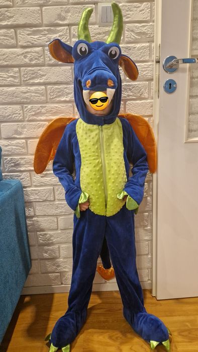 Kostium przebranie smoka r.110 bal przebierańców