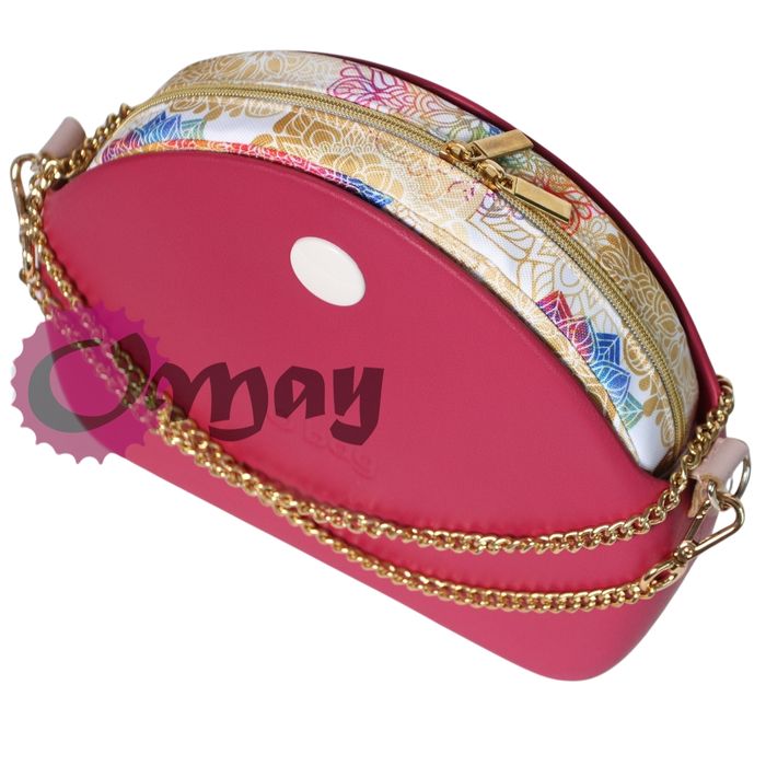 organizer do OBAG MOON LIGHT beż mandale ZŁOTO 2 kieszenie wkład OMAY