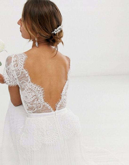 Новое свадебное платье Asos, платье на роспись s-m, xs-s