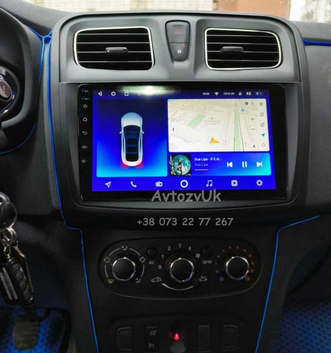 Магнітола KADJAR Renault LOGAN SANDERO MCV DACIA Lodgy DOKKER Андроїд 16
