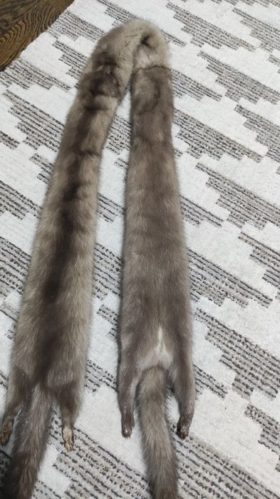 Szalik z norki naturalny
