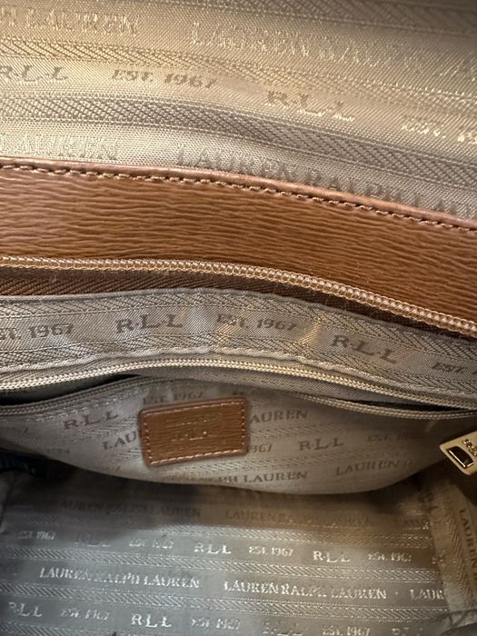 Ralph Lauren torebka skórzana