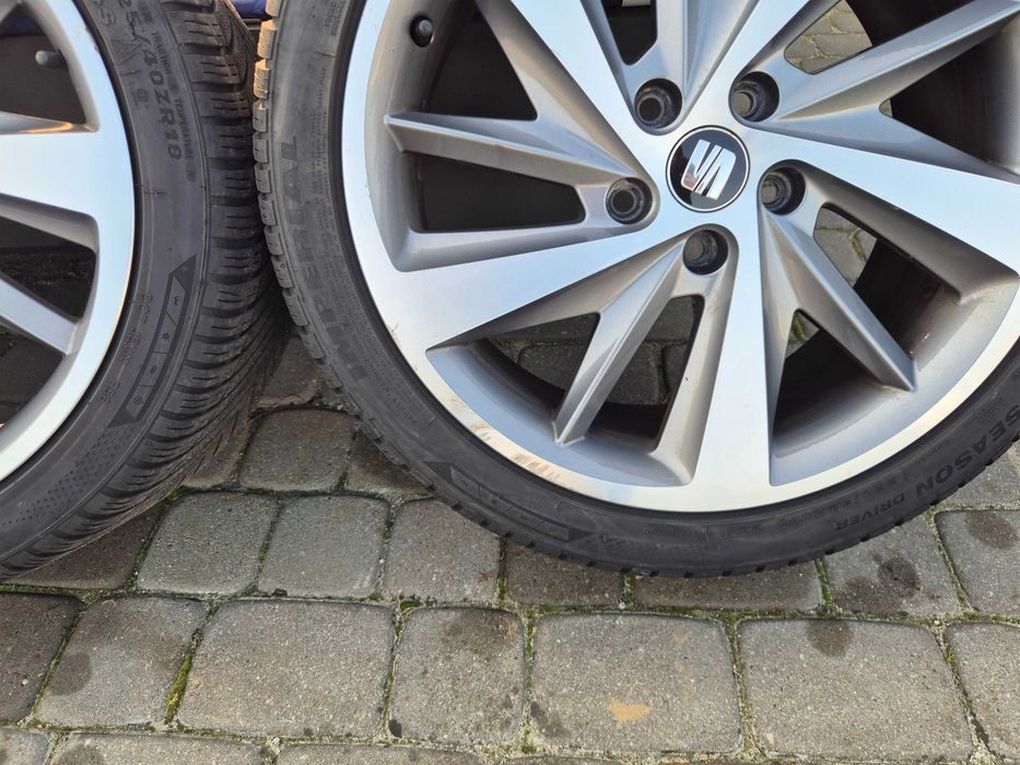Koła komplet wielosezon.  Seat 5x112