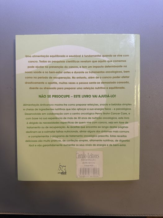 Livro Alimentação AntiCancro - Nutrição, Prevenção e Tratamento