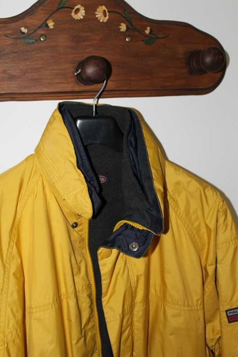 Casaco neve dupla face.