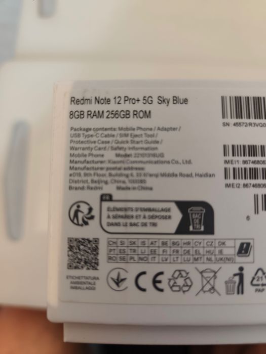 Redmi Note 12 Pro Plus 8/256 como novo - azul