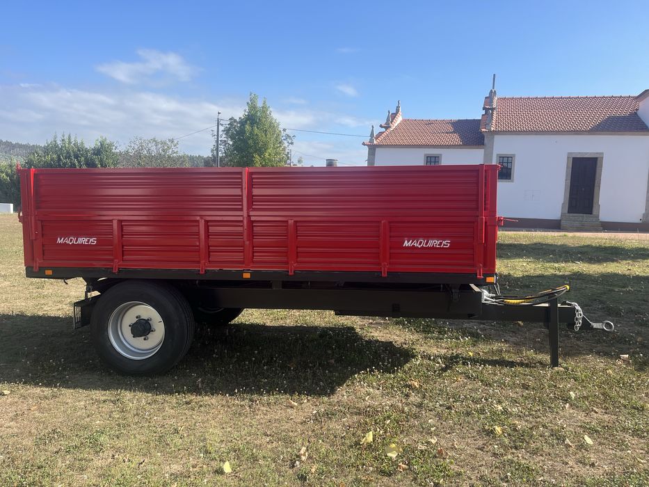 Reboque agricola tribasculante 7t