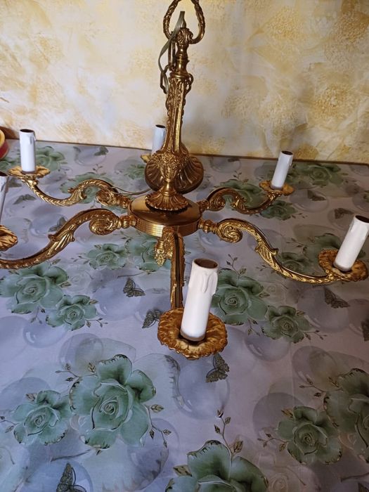 Люста бронзова антикварна