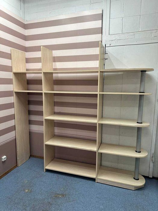 Шафа-стелаж з полицями на три секції Ш.Г.В.2200х350х2080мм м.Шулявська