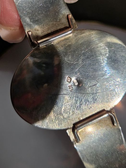 Srebrny komplet biżuterii z druzą