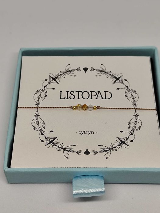 Bransoletka urodzinowa "Listopad" Mini