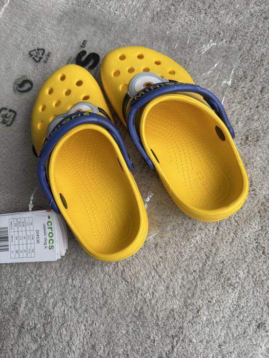 Дитячі сабо C13 Crocs Fun Lab MINIONS 30-31 дитячі крокси 19,5 см
