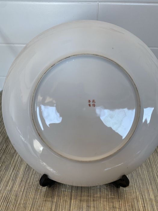 Prato de pocelana antiga chines