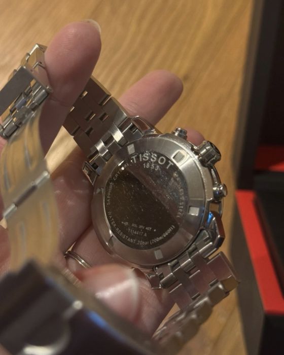 Tissot watch silver