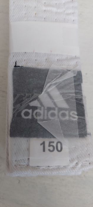 Biały  pas Adaidas 150 cm