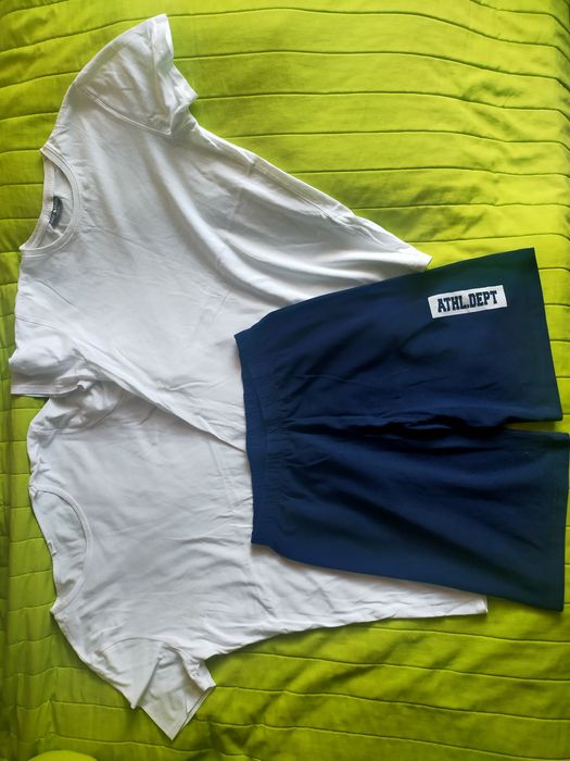 Zestaw: 2 T-shirty i spodenki rozm.158 cm