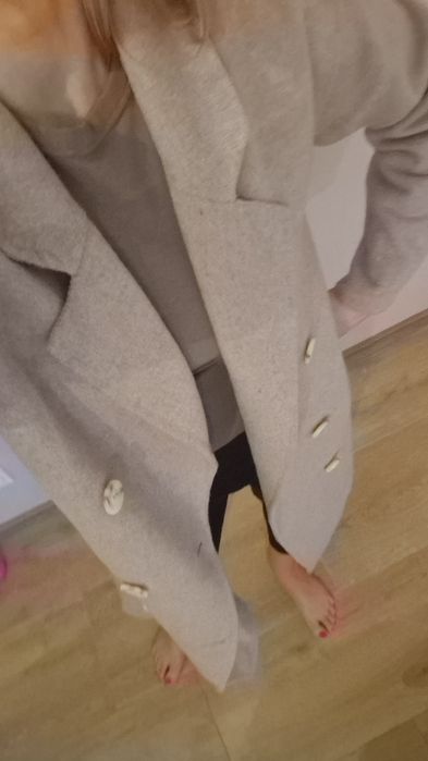 Płaszcz zara wełna