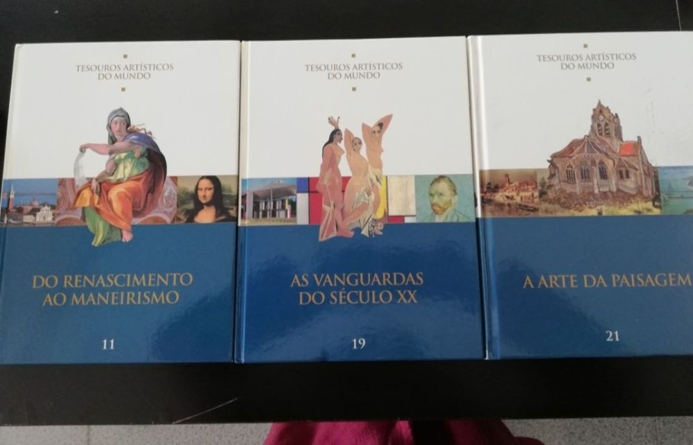 Livros Tesouros Artísticos do Mundo