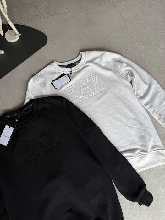 Чоловічий Світшот кофта  Armani армані White