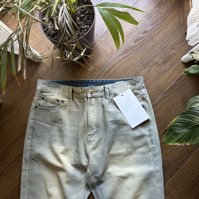 Flared washed blue Bootcut Jeans Джинси Фларед Кльош Клеш Широкі Baggy Y2k Sk8 Archive Opium Racer Jaded London Balenci Джинсы Буткат виварені Опиум