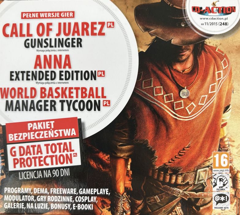 Gry PC CD-Action 2x DVD 248: Call Of Juarez, Anna, World Basketball