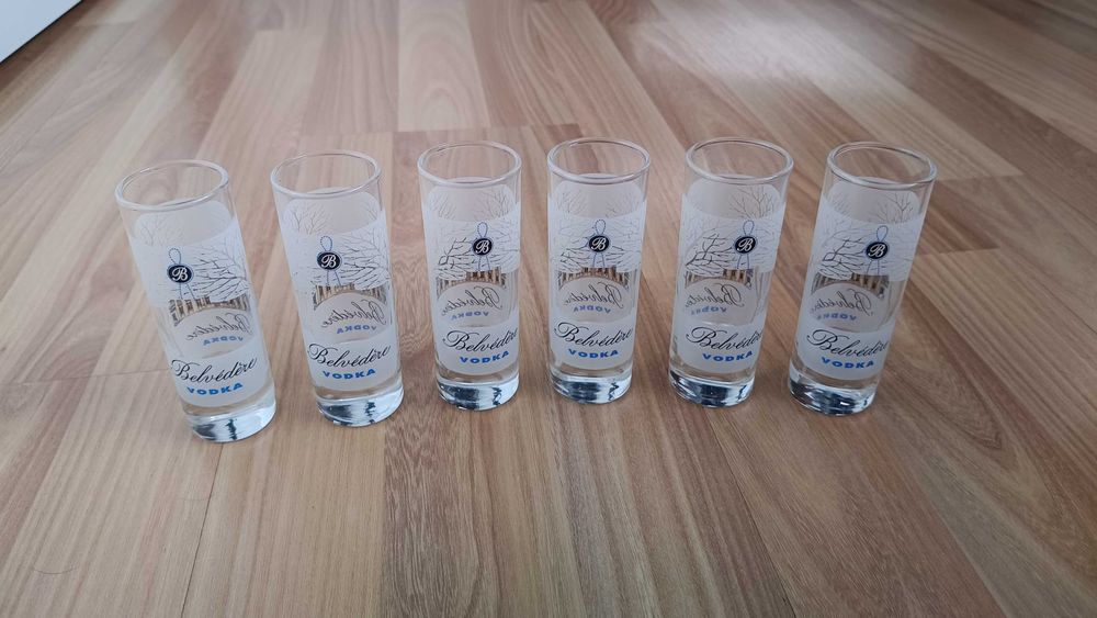 Kieliszki Belvedere komplet 6 szt