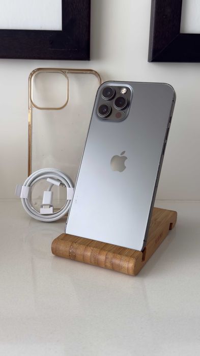 Apple iPhone 12 Pro Max 128GB 75% "cinza" + capa e cabo