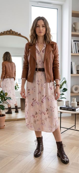 Sukienka maxi w kwiaty H&M XS