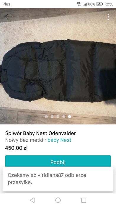 Śpiwór do wózka lub sanek Odenwalden