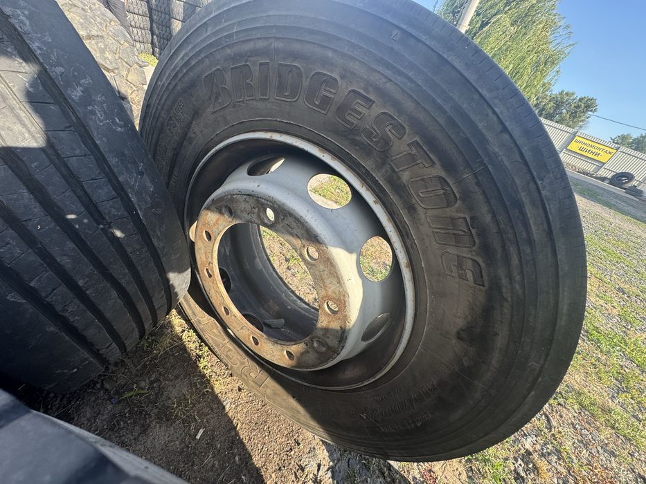 Шина 315/70 R22,5  Bridgestone R249 (1 шт) з диском руль