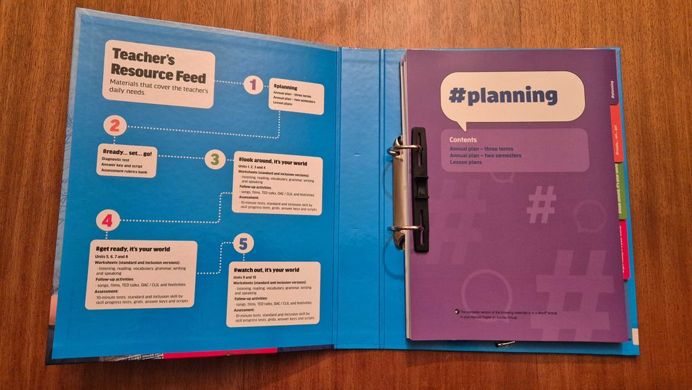 Vendo Dossier do Professor e Manual Inglês #ENGLISH 11, 11º Ano - NOVO