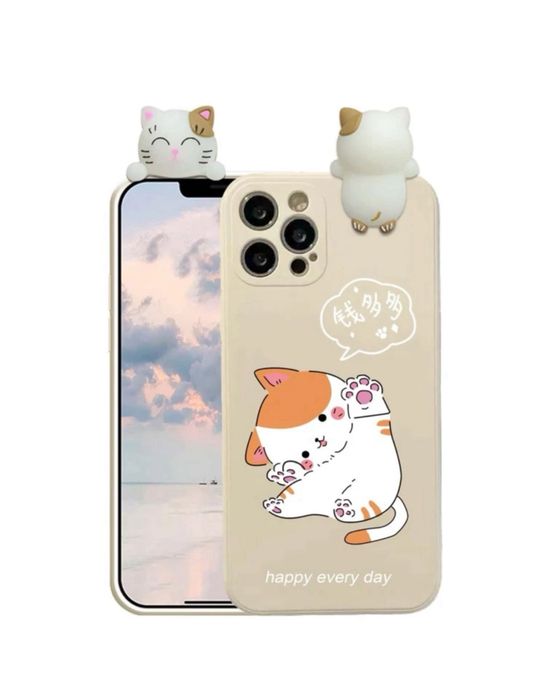 Case na telefon z motywem kota 3D Samsung Galaxy A32 5G NOWE