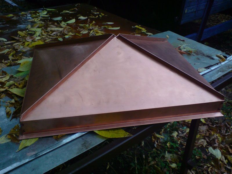 Колпаки на столбы/ Колпак заборный/ Накрывка на столб забора.: 220 грн ...