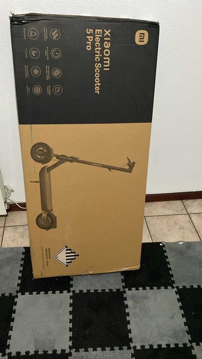 trotinete/patinete xiaomi 5 pro scooter novo na caixa lacrado c/nota