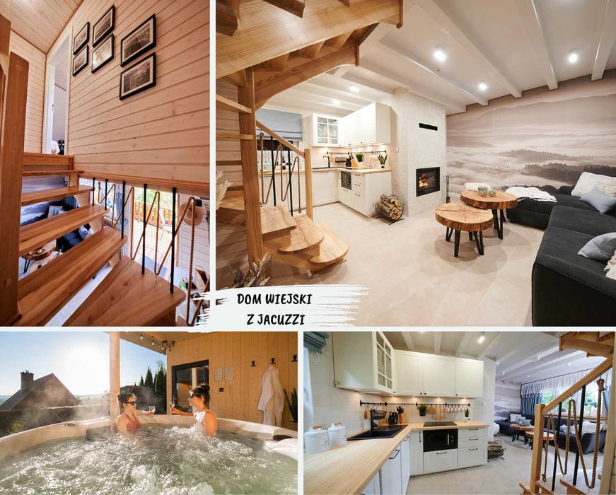 Domki Centrum Soliny 150m do Zapory i PKL/Ferie Dom z Jacuzzi wiejski